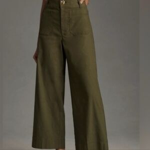 Anthropologie Colette pants Olive/ size 31.